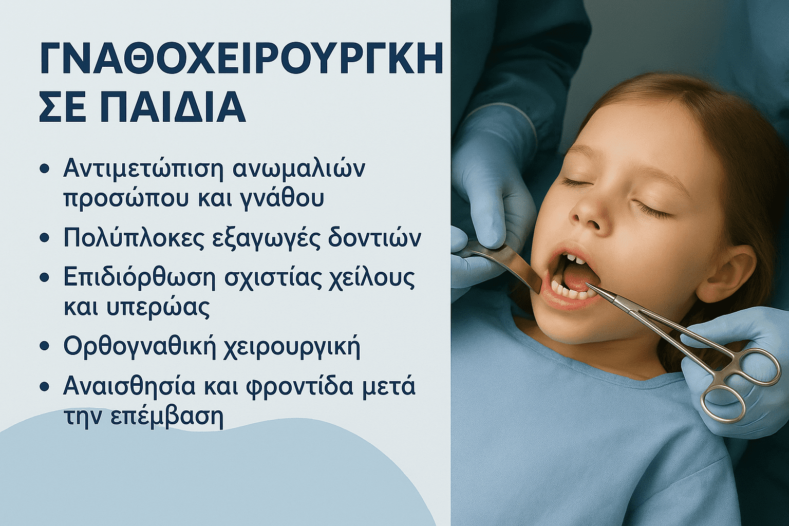 γναθοχειρουργική παιδιών